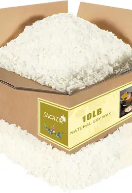 SACATR 10LB Soy Wax for Candle Making